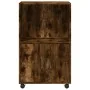 Armario con ruedas madera ingeniería roble ahumado 55x40x91 cm von , Sideboards - Ref: Foro24-853186, Preis: 63,86 €, Rabatt: %