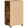Armario con ruedas madera ingeniería roble ahumado 55x40x91 cm von , Sideboards - Ref: Foro24-853186, Preis: 63,86 €, Rabatt: %