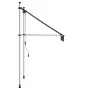 Toldo manual retráctil 100 cm azul y blanco a rayas de , Toldos - Ref: Foro24-145829, Precio: 68,15 €, Descuento: %