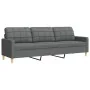 Juego de sofás con cojines 2 piezas tela gris oscuro de , Sofás - Ref: Foro24-3278336, Precio: 494,82 €, Descuento: %
