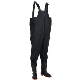 Vadeador de pecho con botas negro talla 40 by , Waders for hunting and fishing - Ref: Foro24-4016983, Price: 34,07 €, Discoun...