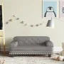 Sofá para niños de cuero sintético gris 70x45x30 cm by , Baby and Toddler Furniture - Ref: Foro24-3196303, Price: 84,40 €, Di...