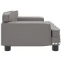 Sofá para niños de cuero sintético gris 70x45x30 cm by , Baby and Toddler Furniture - Ref: Foro24-3196303, Price: 84,40 €, Di...