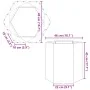 Jardinera hexagonal 46x40x45 cm acero desgastado by , Pots and planters - Ref: Foro24-851120, Price: 51,68 €, Discount: %