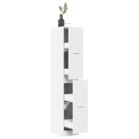 Armario botiquín madera de ingeniería blanco 30x41x174,5 cm von , Schließfächer und Lagerschränke - Ref: Foro24-3309627, Prei...