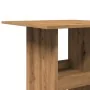 Mesa alta bar con almacenaje madera roble artisian 60x60x102 cm by , Kitchen and dining tables - Ref: Foro24-854336, Price: 7...