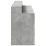 Escritorio con LED madera ingeniería gris hormigón 160x55x91 cm de , Escritorios - Ref: Foro24-3309432, Precio: 175,15 €, Des...