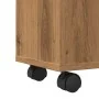 Armario de baño estrecho con ruedas madera roble artisian by , Lockers and storage cabinets - Ref: Foro24-855240, Price: 52,3...