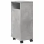 Armario de baño estrecho con ruedas madera gris hormigón von , Schließfächer und Lagerschränke - Ref: Foro24-855235, Preis: 6...