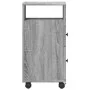 Armario de baño estrecho con ruedas madera gris Sonoma by , Lockers and storage cabinets - Ref: Foro24-855237, Price: 66,37 €...