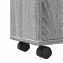 Armario de baño estrecho con ruedas madera gris Sonoma by , Lockers and storage cabinets - Ref: Foro24-855237, Price: 66,37 €...