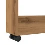 Carro de almacenaje estrecho 3 niveles madera roble artisian by , Kitchen and dining carts - Ref: Foro24-855249, Price: 56,30...