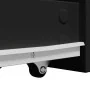 Armario de baño estrecho con ruedas madera de ingeniería negro von , Schließfächer und Lagerschränke - Ref: Foro24-855296, Pr...