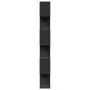 Librería divisora 6 niveles madera ingeniería negra 70x24x193cm by , Bookcases and shelves - Ref: Foro24-858085, Price: 73,94...
