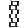 Librería divisora 6 niveles madera ingeniería negra 70x24x193cm by , Bookcases and shelves - Ref: Foro24-858085, Price: 73,94...