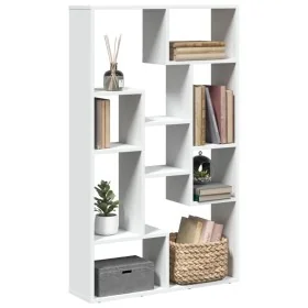 Estantería de madera de ingeniería blanco 72x20x120 cm by , Bookcases and shelves - Ref: Foro24-858156, Price: 75,93 €, Disco...