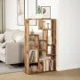Estantería madera de ingeniería color envejecido 72x20x120 cm by , Bookcases and shelves - Ref: Foro24-858163, Price: 80,67 €...