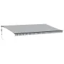 Toldo retráctil automático gris antracita y blanco 600x350 cm von , Markisen - Ref: Foro24-3215822, Preis: 726,90 €, Rabatt: %