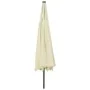 Sombrilla de jardín con luces LED arena 400 cm de , Sombrillas - Ref: Foro24-312530, Precio: 105,32 €, Descuento: %