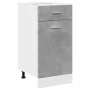 Armario inferior cajón “Lyon” contrachapada gris hormigón de , Armarios de cocina - Ref: Foro24-856082, Precio: 77,08 €, Desc...