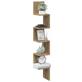 Estantería pared de esquina madera roble artisan 20x20x127,5 cm von , Regale und Regale - Ref: Foro24-856615, Preis: 38,79 €,...