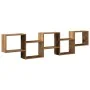 Estante cubo de pared 5 compartimentos madera envejecida by , Shelves and shelves - Ref: Foro24-860002, Price: 48,62 €, Disco...