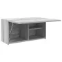 Armario de pared baño madera ingeniería gris Sonoma 60x25x30 cm de , Tocadores de baño - Ref: Foro24-860063, Precio: 46,77 €,...