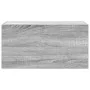 Armario de pared baño madera ingeniería gris Sonoma 60x25x30 cm de , Tocadores de baño - Ref: Foro24-860063, Precio: 46,77 €,...