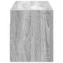 Armario de pared baño madera ingeniería gris Sonoma 60x25x30 cm de , Tocadores de baño - Ref: Foro24-860063, Precio: 46,77 €,...