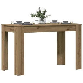 Mesa de Comedor Roble Artesano 120x60x76cm madera reconstituida by , Kitchen and dining tables - Ref: Foro24-855841, Price: 9...
