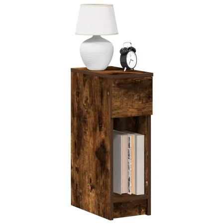 Mesilla de noche con cajón roble ahumado 20x36x60 cm de , Mesitas de noche - Ref: Foro24-858703, Precio: 40,99 €, Descuento: %