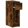 Mesilla de noche con cajón roble ahumado 20x36x60 cm de , Mesitas de noche - Ref: Foro24-858703, Precio: 40,99 €, Descuento: %