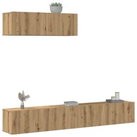 Mueble para TV de pared madera contrachapada artesanal 3 piezas von , TV-Möbel - Ref: Foro24-3329206, Preis: 148,24 €, Rabatt: %