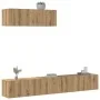 Mueble para TV de pared madera contrachapada artesanal 3 piezas by , TV Furniture - Ref: Foro24-3329206, Price: 148,01 €, Dis...