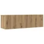 Mueble para TV de pared madera contrachapada artesanal 3 piezas by , TV Furniture - Ref: Foro24-3329206, Price: 148,01 €, Dis...