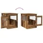 Jaula para perros madera de ingeniería madera vieja 55x75x65 cm de , Casetas para perros - Ref: Foro24-857639, Precio: 87,91 ...