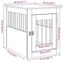 Jaula para perros madera de ingeniería madera vieja 55x75x65 cm de , Casetas para perros - Ref: Foro24-857639, Precio: 87,91 ...