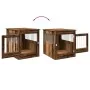 Jaula para perros madera ingeniería madera vieja 64,5x80x71 cm von , Hundehütten - Ref: Foro24-857645, Preis: 105,19 €, Rabat...