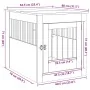 Jaula para perros madera ingeniería madera vieja 64,5x80x71 cm von , Hundehütten - Ref: Foro24-857645, Preis: 105,19 €, Rabat...