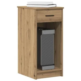 Torre de ordenador con cajón roble artesanal 35x45x77 cm by , Desks - Ref: Foro24-858748, Price: 56,75 €, Discount: %