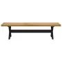 Banco comedor NOAIN patas forma X madera maciza pino by , Dining and kitchen benches - Ref: Foro24-4100049, Price: 170,82 €, ...