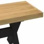 Banco comedor NOAIN patas forma X madera maciza pino by , Dining and kitchen benches - Ref: Foro24-4100049, Price: 170,82 €, ...