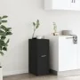 Armario botiquín madera de ingeniería negro 30x41x77,5 cm de , Taquillas y armarios de almacenamiento - Ref: Foro24-855152, P...