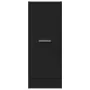 Armario botiquín madera de ingeniería negro 30x41x77,5 cm de , Taquillas y armarios de almacenamiento - Ref: Foro24-855152, P...