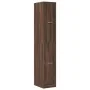 Armario botiquín madera ingeniería marrón roble 30x41x174,5 cm de , Taquillas y armarios de almacenamiento - Ref: Foro24-3309...
