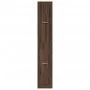 Armario botiquín madera ingeniería marrón roble 30x41x174,5 cm de , Taquillas y armarios de almacenamiento - Ref: Foro24-3309...