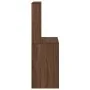 Escritorio con estantes contrachapada marrón roble 100x45x140cm by , Desks - Ref: Foro24-860442, Price: 93,94 €, Discount: %