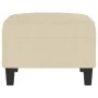 Reposapiés de tela crema 70x55x41 cm by , Ottomans - Ref: Foro24-349349, Price: 57,66 €, Discount: %