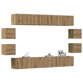 Mueble para TV de pared madera contrachapada artesanal 8 piezas von , TV-Möbel - Ref: Foro24-3328952, Preis: 338,29 €, Rabatt: %