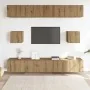 Mueble para TV de pared madera contrachapada artesanal 6 piezas by , TV Furniture - Ref: Foro24-3328992, Price: 296,76 €, Dis...